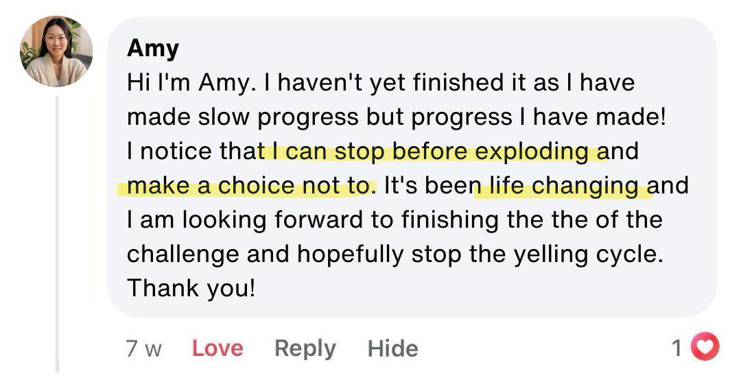 Amy testimonial
